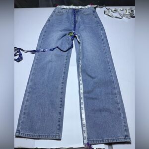 Cider Light Blue Straight Leg Jeans